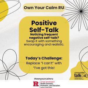 Image post by @rustudenthealth on Instagram