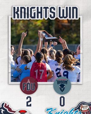 Image post by @FDUKnightsWSOC on Twitter
