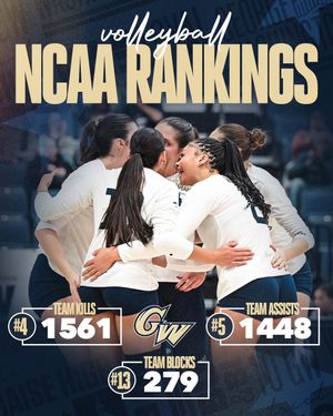 Image post by @gw_volleyball on Instagram