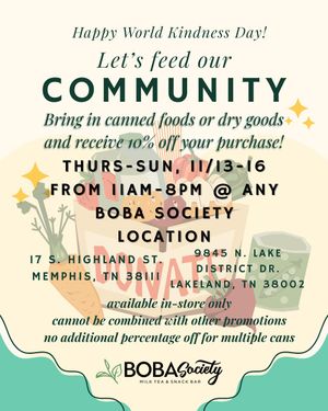 Image post by @bobasocietytn on Instagram