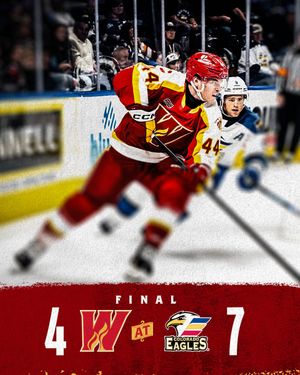 Image post by @AHLWranglers on Twitter