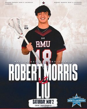 Image post by @RMUAthletics on Facebook