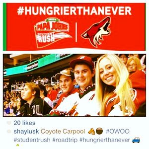 Image post by @arizonacoyotes on Instagram