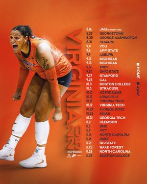 Image post by @uvavolleyball on Instagram
