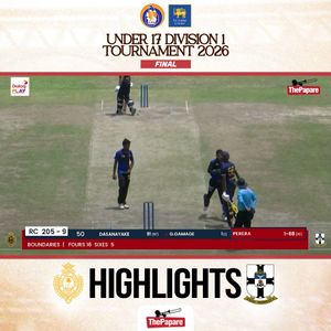 Video post by @thepaparecricket on Facebook