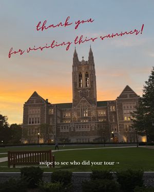 Image post by @bc_admission on Instagram