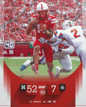Image post by @HuskerFootball on Twitter
