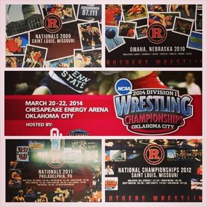 Image post by @ruwrestling on Instagram