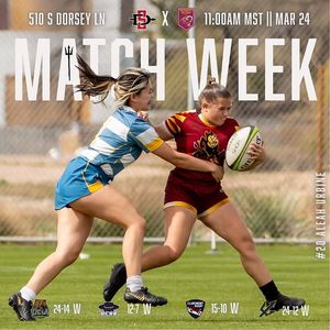 Image post by @womensrugbyatasu on Instagram
