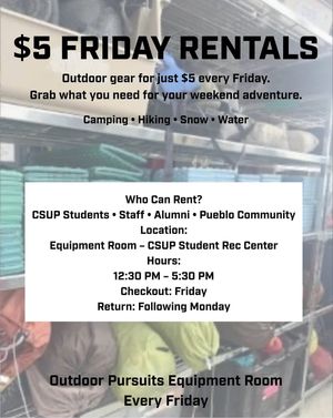 Image post by @csup_outdoorpursuits on Instagram