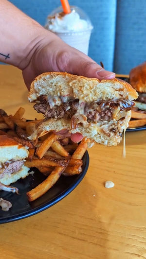 Video post by @mycornerburger on Facebook