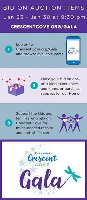 Image post by @CrescentCoveorg on Facebook