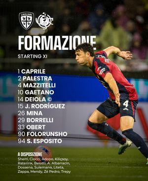 Image post by @cagliaricalcio on Instagram