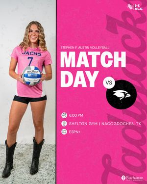 Image post by @sfa_volleyball on Instagram
