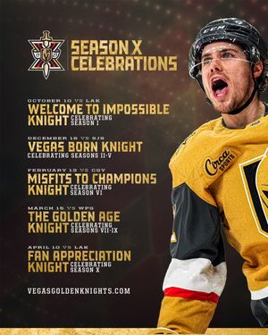 Image post by @vegasgoldenknights on Instagram