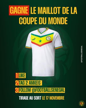 Image post by @footballsenegal on Instagram