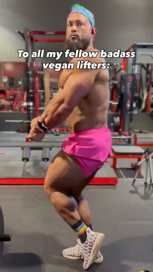 Image post by @thebodybuildingvegan on Instagram