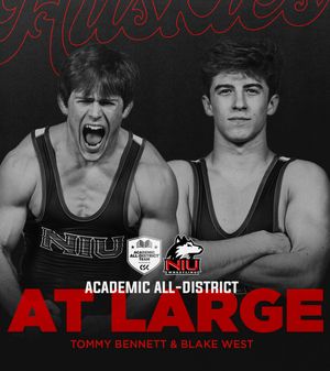 Image post by @NIUWrestling on Twitter