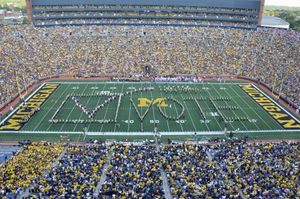 Image post by @umichband on Instagram