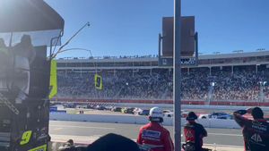 Video post by @bradperezracing on Twitter