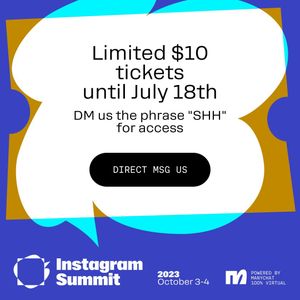 Image post by @manychat on Instagram