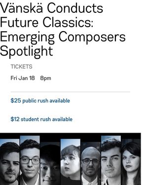 Image post by @americancomposersforum on Instagram