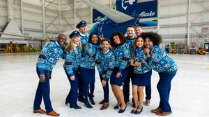 Image post by @AlaskaAir on Twitter