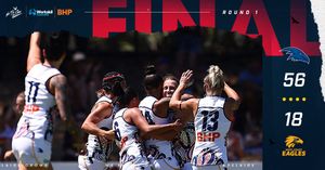 Image post by @CrowsAFLW on Twitter/X