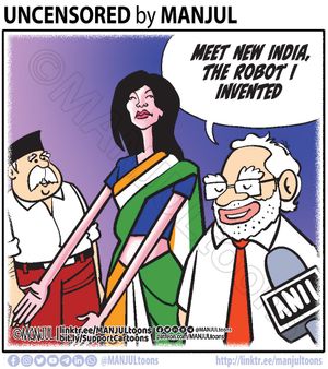Image post by @manjultoons on Instagram