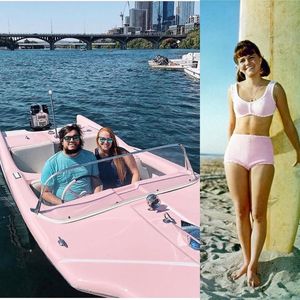 Image post by @retroboatrentalsatx on Facebook