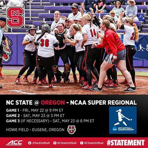 Image post by @ncstatesoftball on Instagram