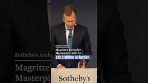 Video post by @sothebys on YouTube