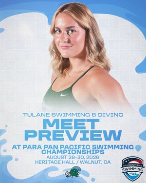 Image post by @tulaneswimdive on Instagram
