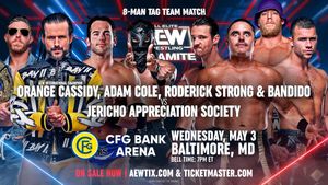 Image post by @AEW on Twitter