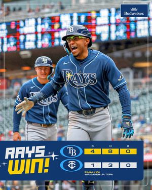 Image post by @raysbaseball on Instagram