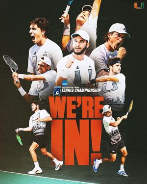 Image post by @canesmenstennis on Instagram