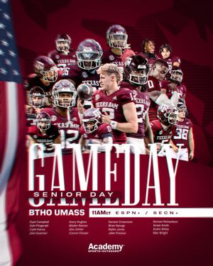 Image post by @aggiefootball on Instagram