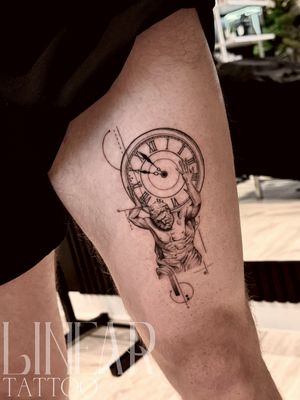 Image post by @christina.lineartattoo on Instagram