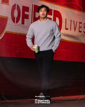 Image post by @NHLFlames on Twitter