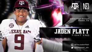 Image post by @AggieFootball on Twitter