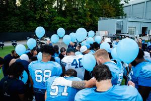 Image post by @UNCFootball on Twitter/X