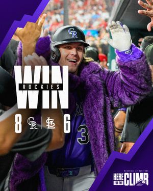 Image post by @Rockies on Twitter
