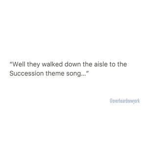 Image post by @overheardnewyork on Instagram