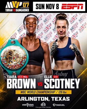 Image post by @tiarabrownboxing on Instagram