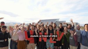 Image post by @UNLVAlumni on Facebook
