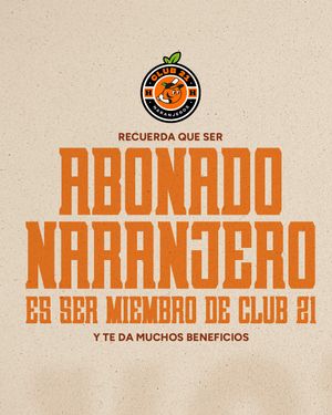 Image post by @clubnaranjeros on Instagram