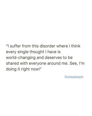 Image post by @overheardnewyork on Instagram