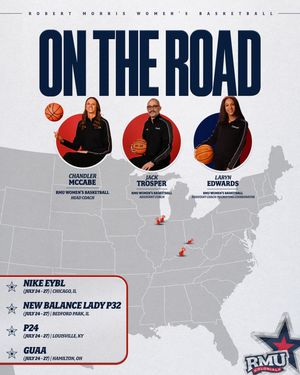 Image post by @rmuwbasketball on Instagram