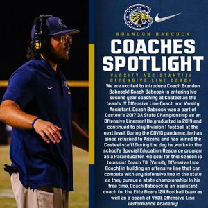 Image post by @casteelfootballtdclub on Instagram