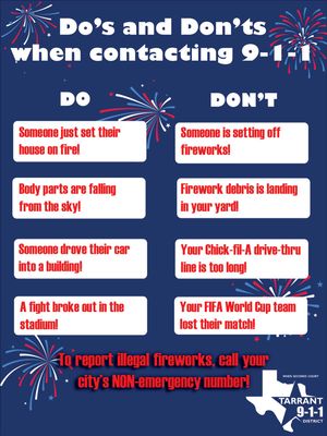 Image post by @tarrant911district on Instagram